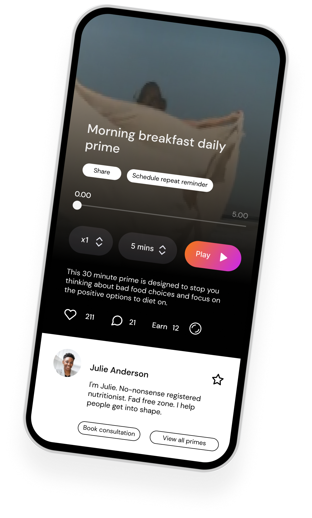 Positive Prime app preview